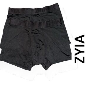 ZYIA Men's Classic Black Boxer Briefs